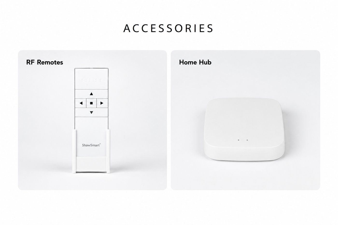 RF remotes and home hub accessories