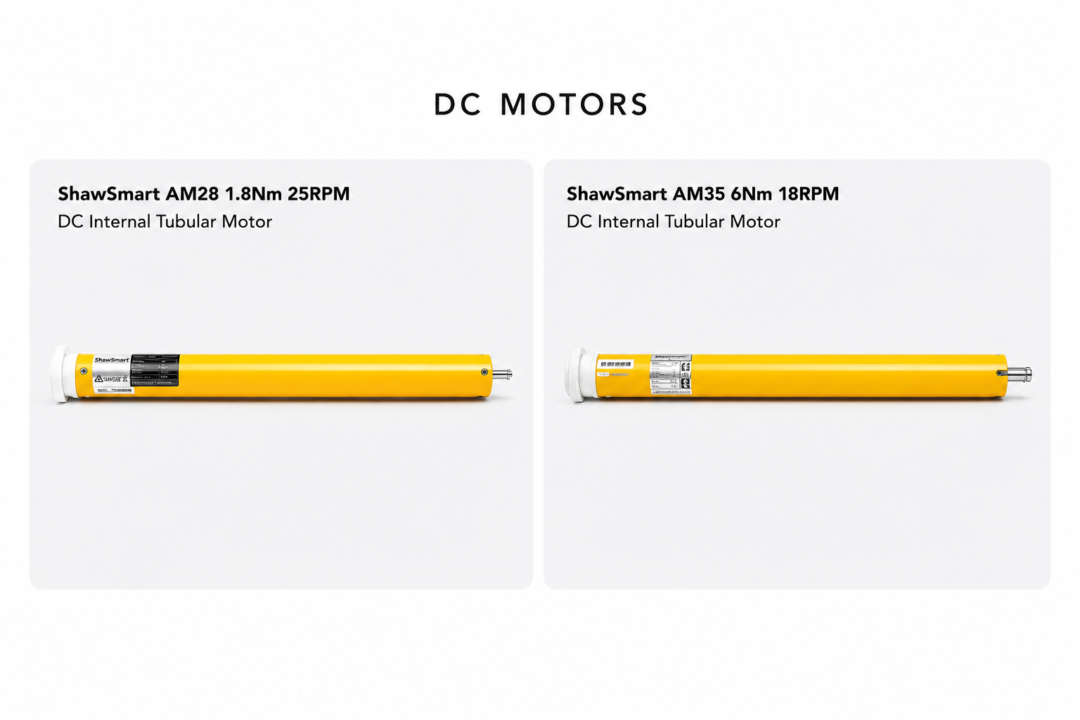ShawSmart DC motors